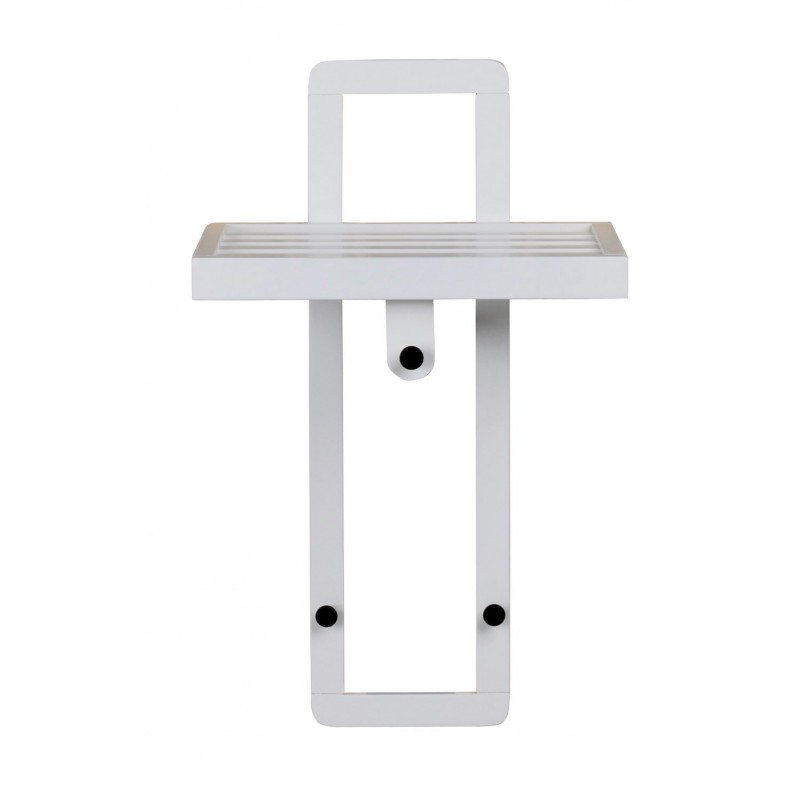 RO Met Hat Rack White